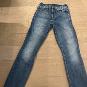 MOTHER High Waisted Looker Ankle Fray, Size 26, $79 (Originally $248)!